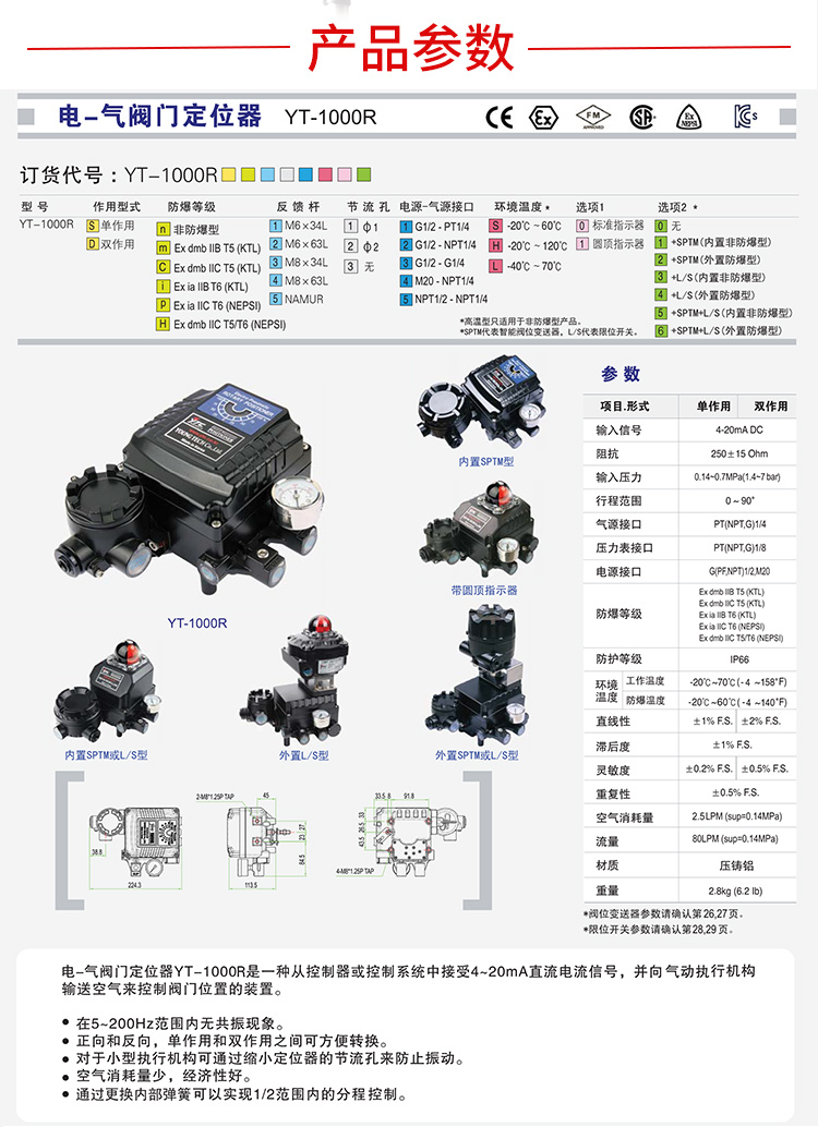 YTC-1000R定位器